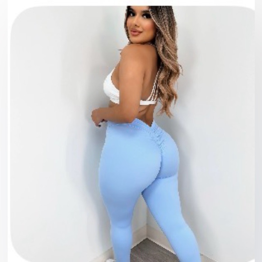 PeachyBumz Light Blue Leggings